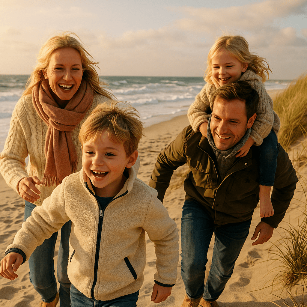 Lakolk Strand Rømø - breiter Sandstrand für Familien mit Hund