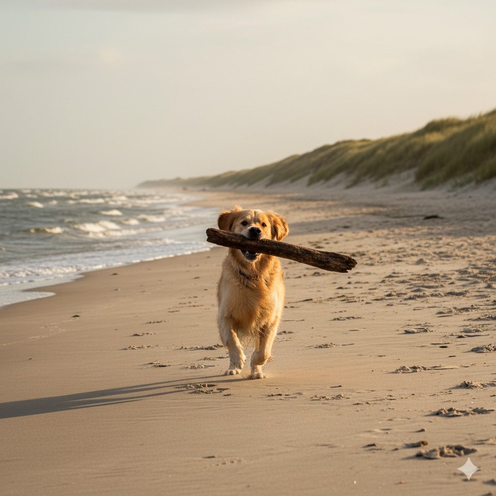 Hundefreundliche Aktivitäten in Dänemark - Strandspaziergänge