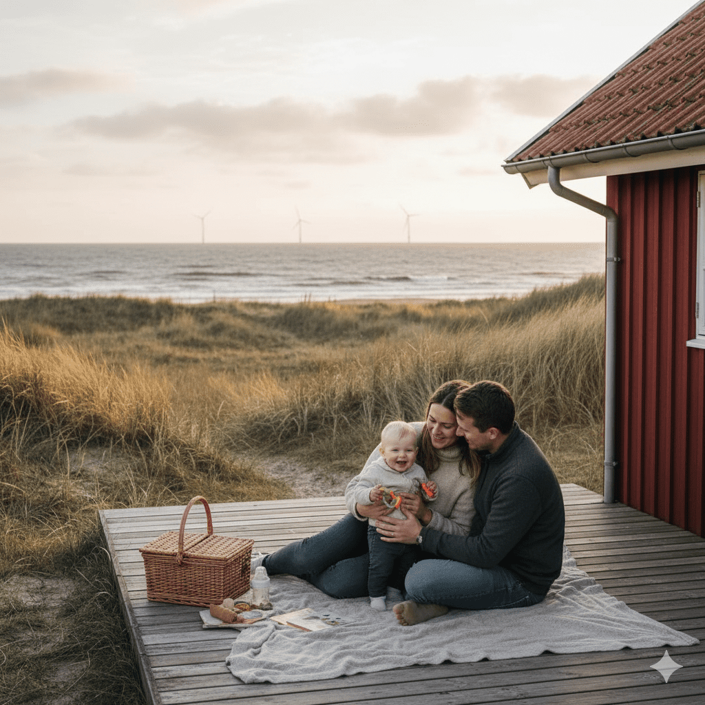 Ferienhaus mit Baby in Dänemark