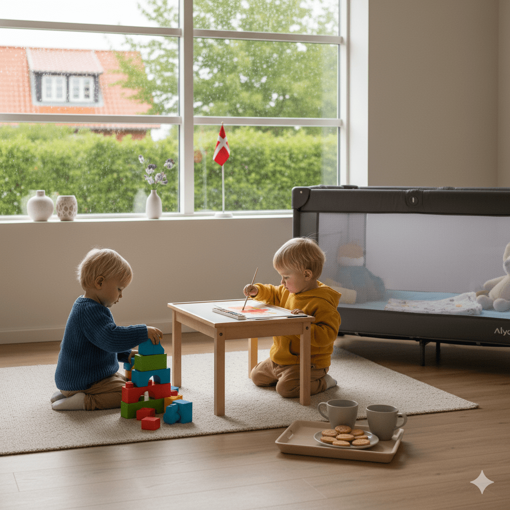 Regenwetter Aktivitäten für Kleinkinder in Dänemark