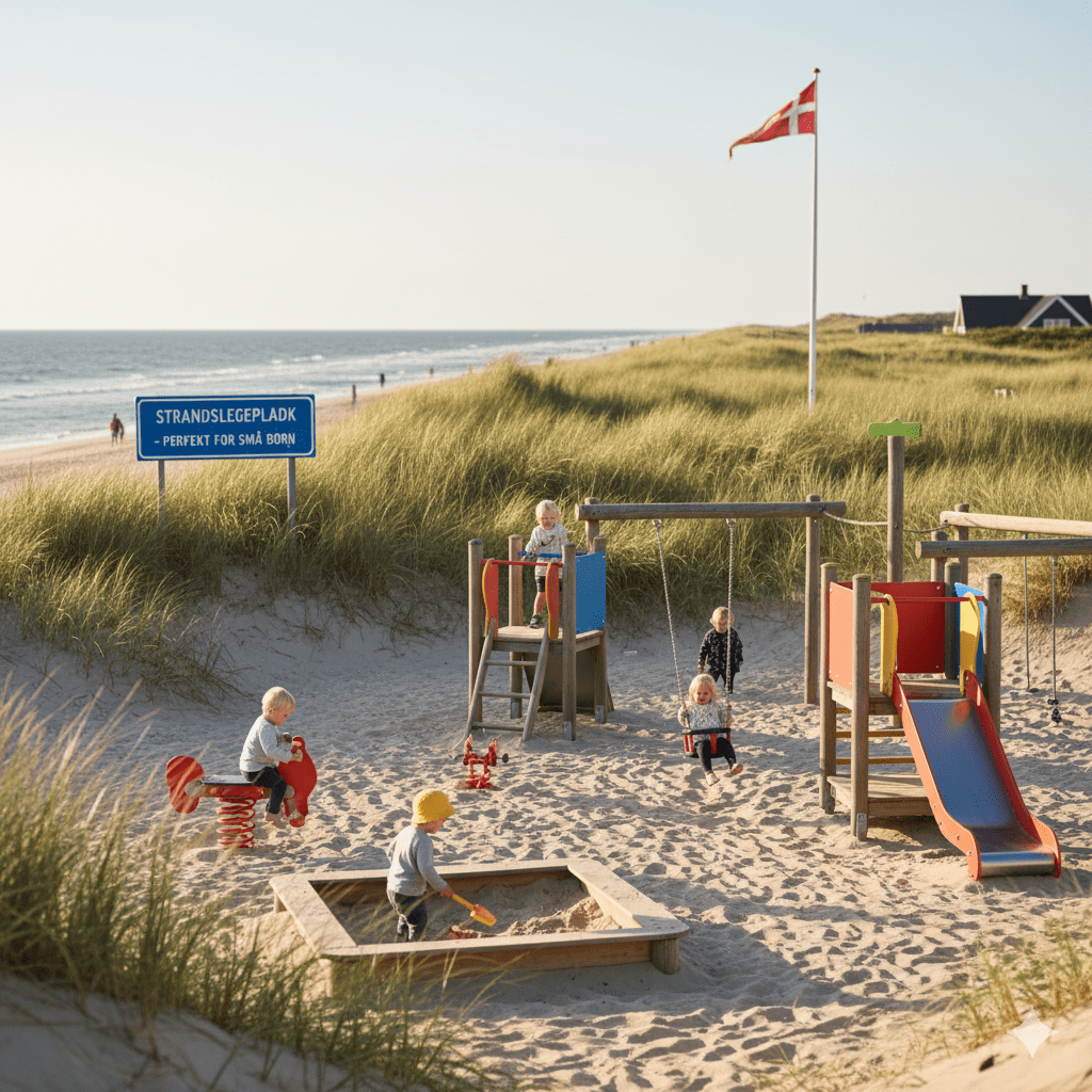 Strandspielplatz Lakolk Rømø - perfekt für Kleinkinder
