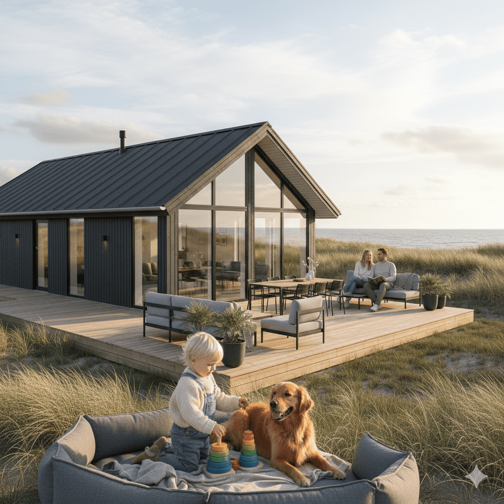 Ferienhaus mit Kleinkind in Dänemark