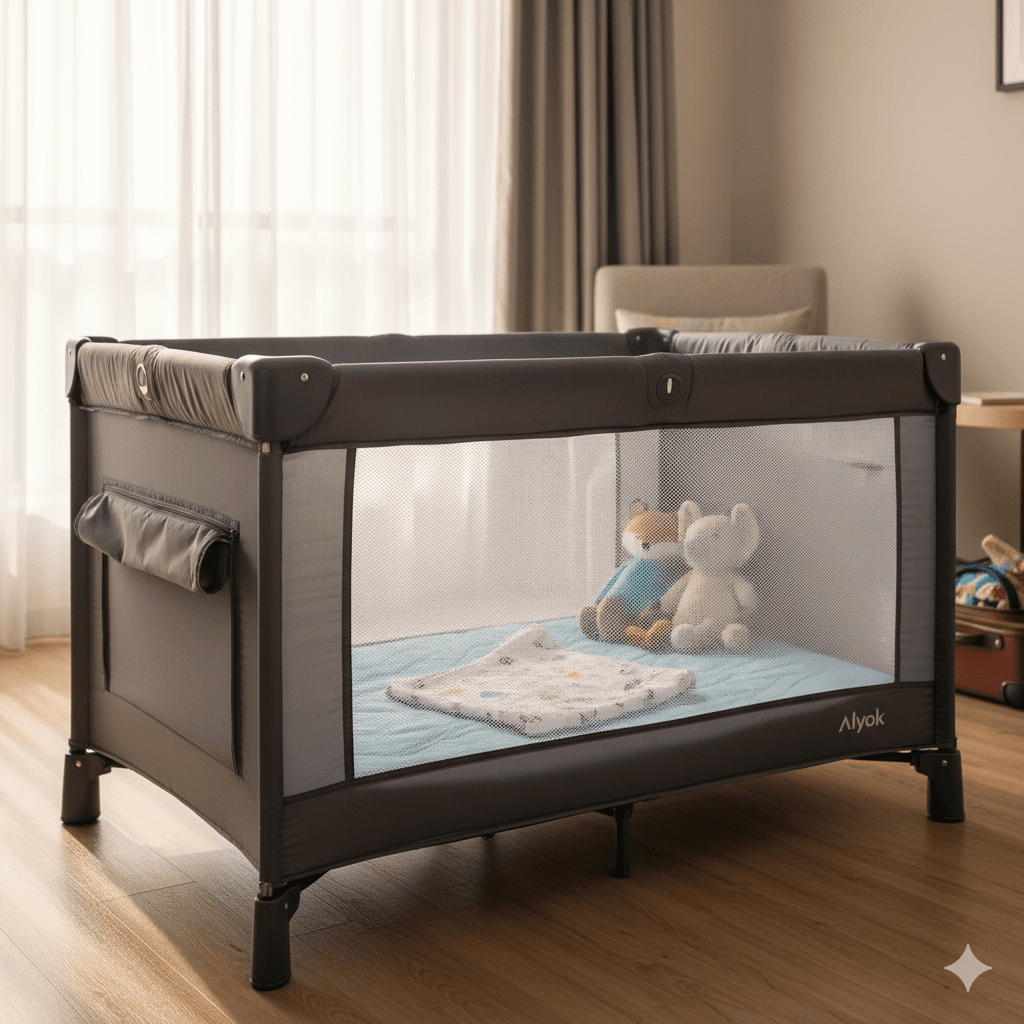 Reisebett für Kleinkinder - sicher und kompakt