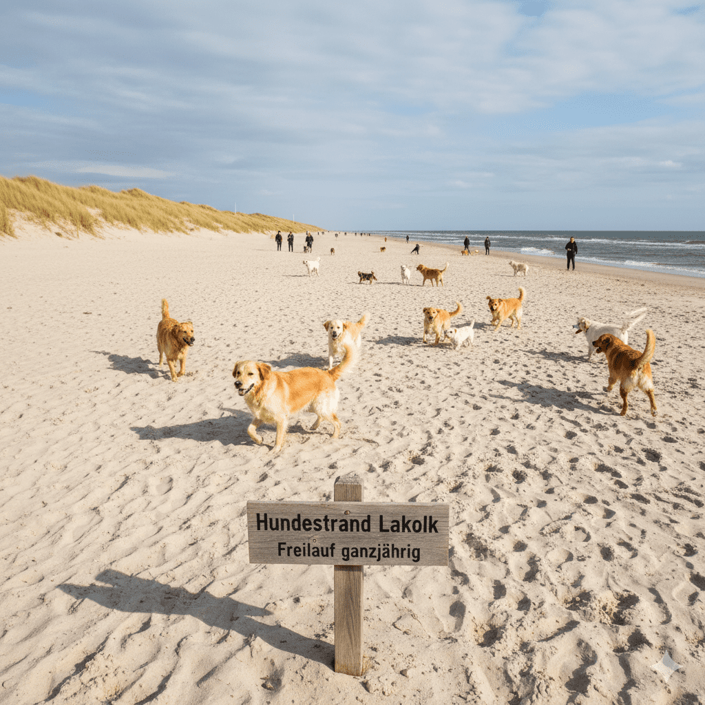 Hundestrand Lakolk Rømø - Freilauf ganzjährig