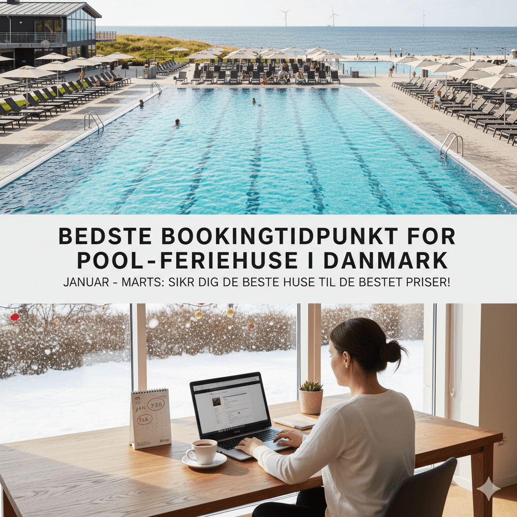 Bester Buchungszeitpunkt für Pool-Ferienhäuser in Dänemark