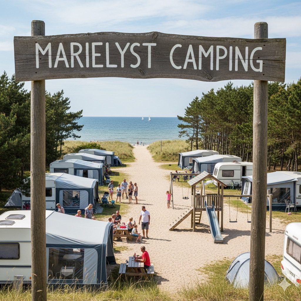 Marielyst Camping Strandlage Wohnmobil