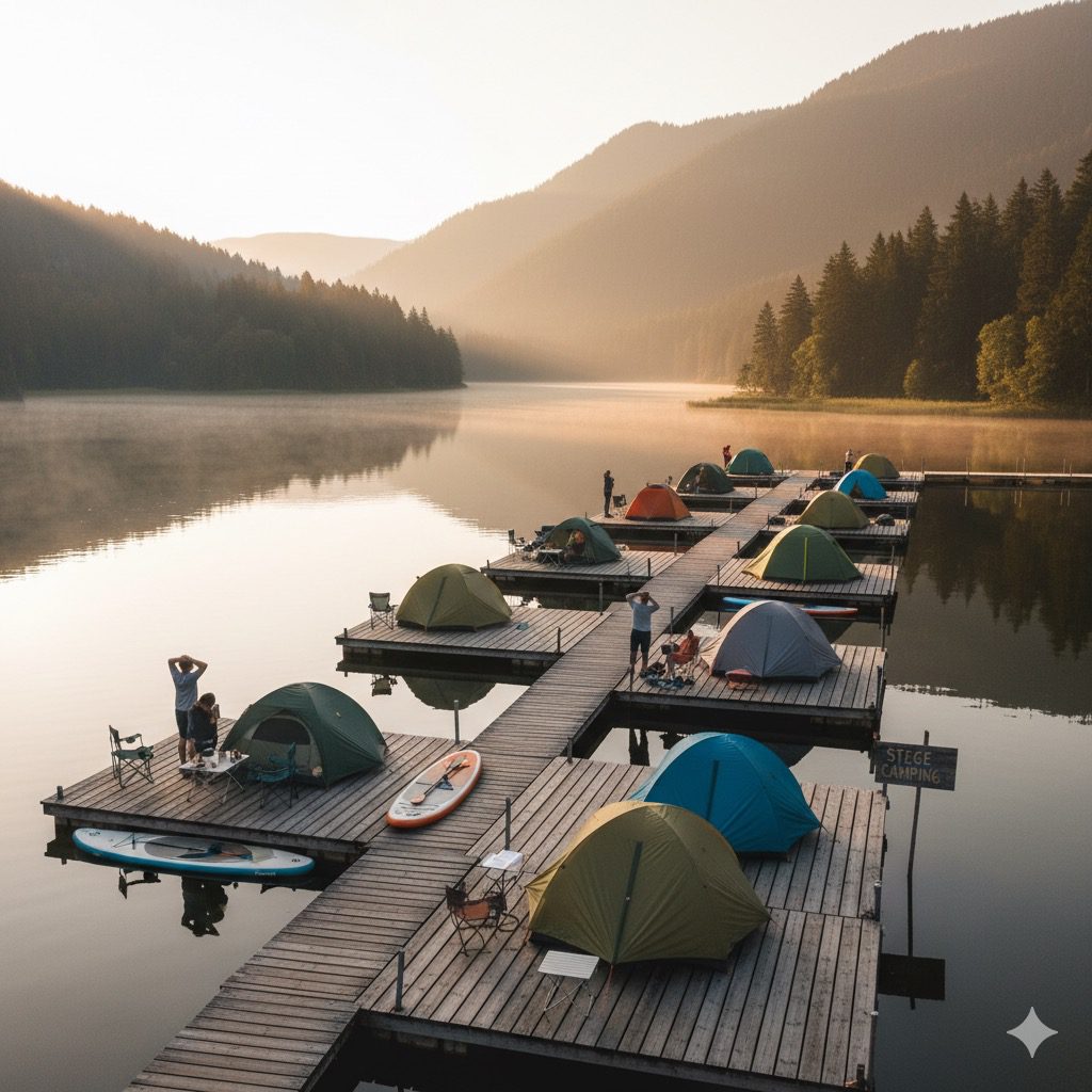 Moderne Sanitäranlagen Stege Camping