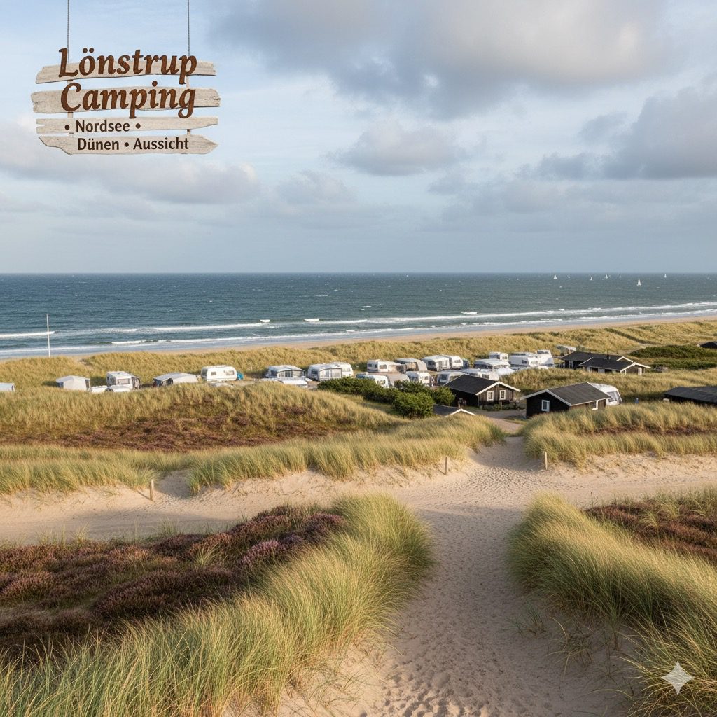 Lønstrup Camping Stellplätze Nordsee
