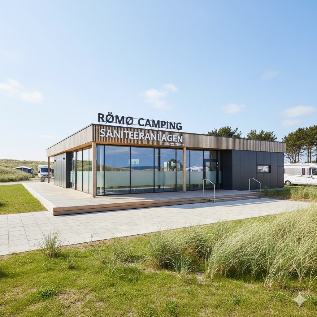 Moderne Sanitäranlagen Rømø Camping